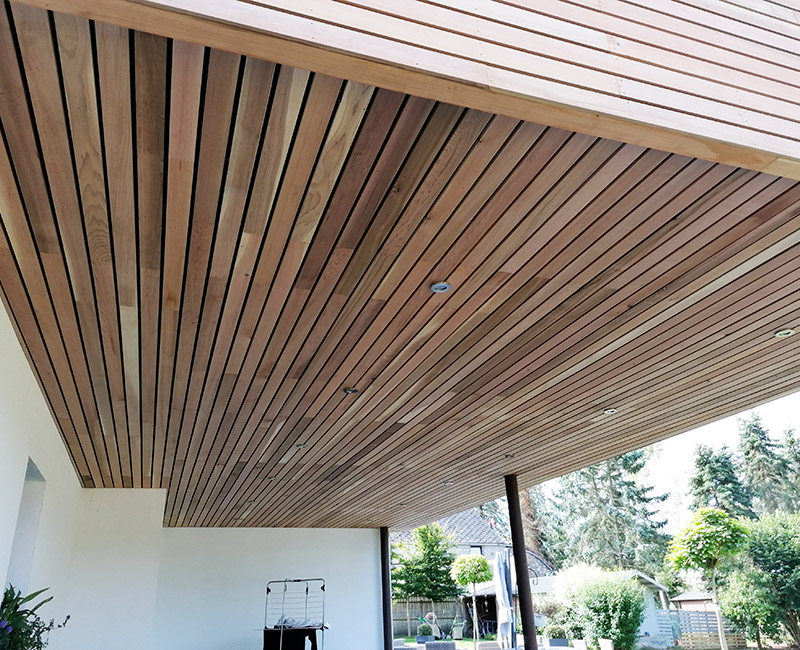 réalisation de bardage en bois
